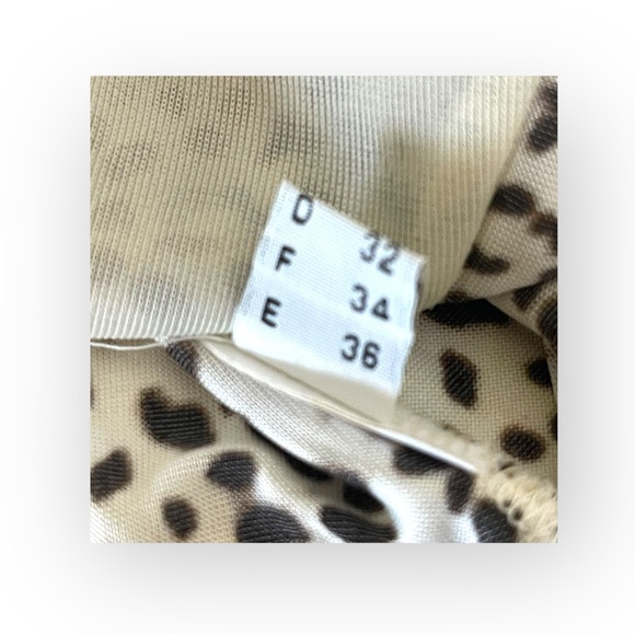 Class Roberto Cavalli 𒀭Luxe Crystal Enameled Metal Belt Top 𒀭Leopard Print 𒀭4 - Picture 14 of 16